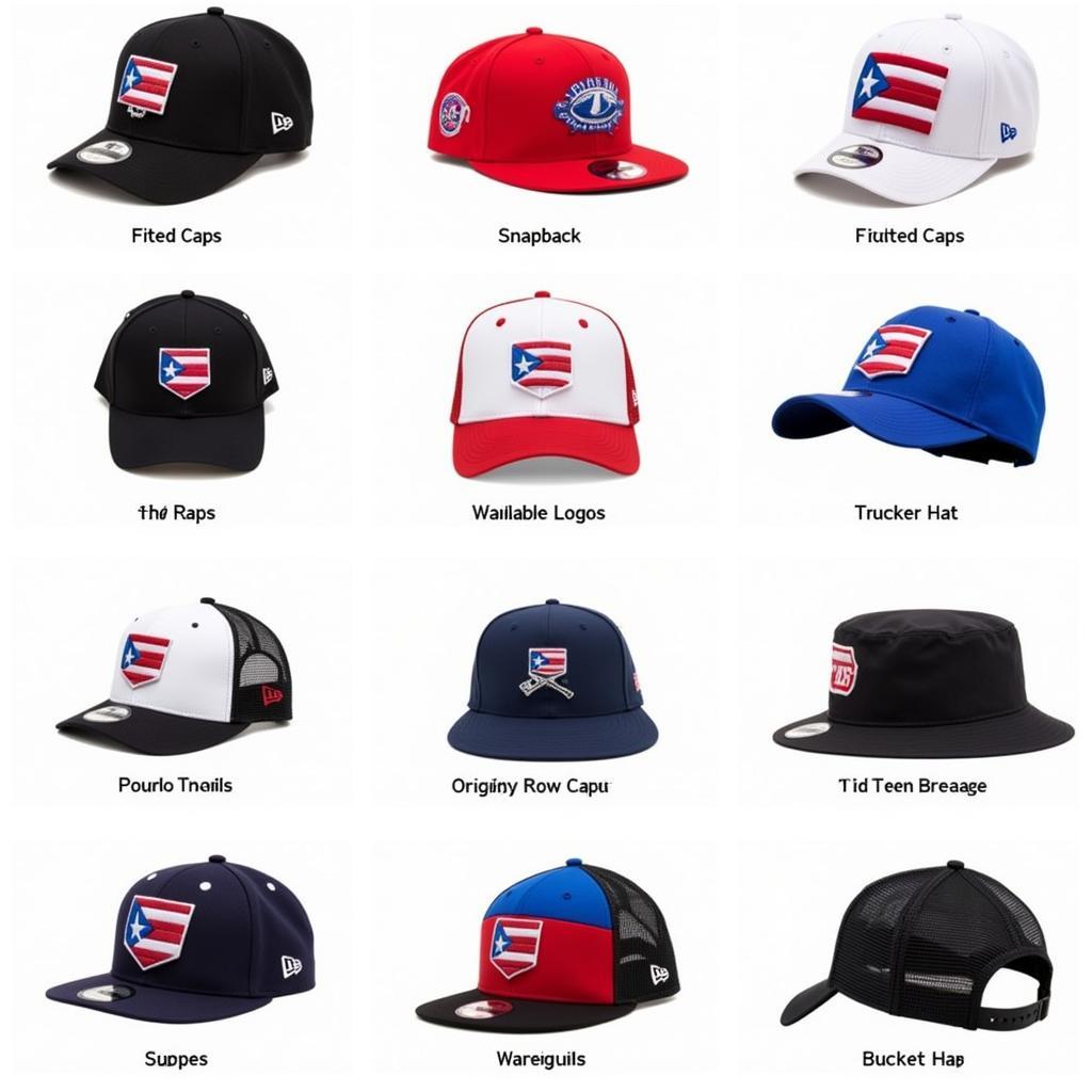 Different Puerto Rico New Era Hat Styles