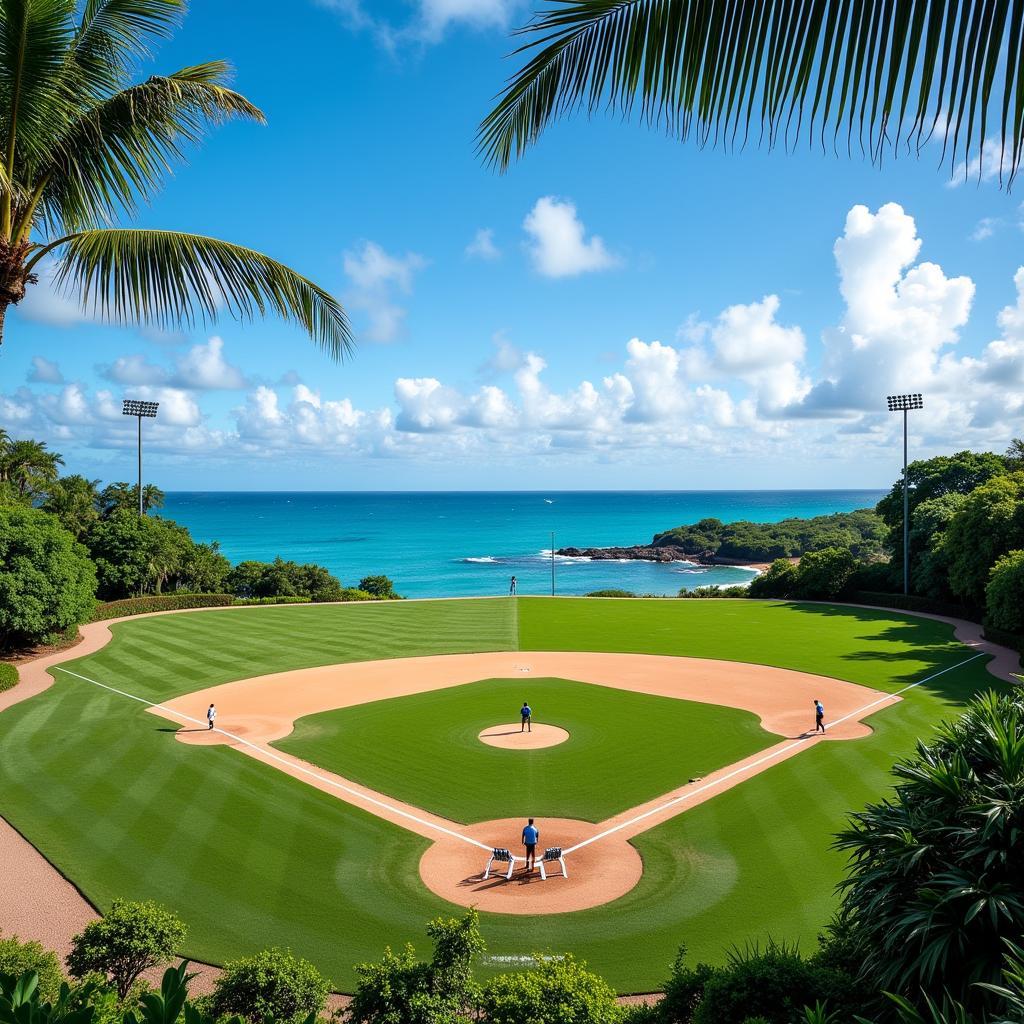 Baseball Field with Ocean View in Punta Cana