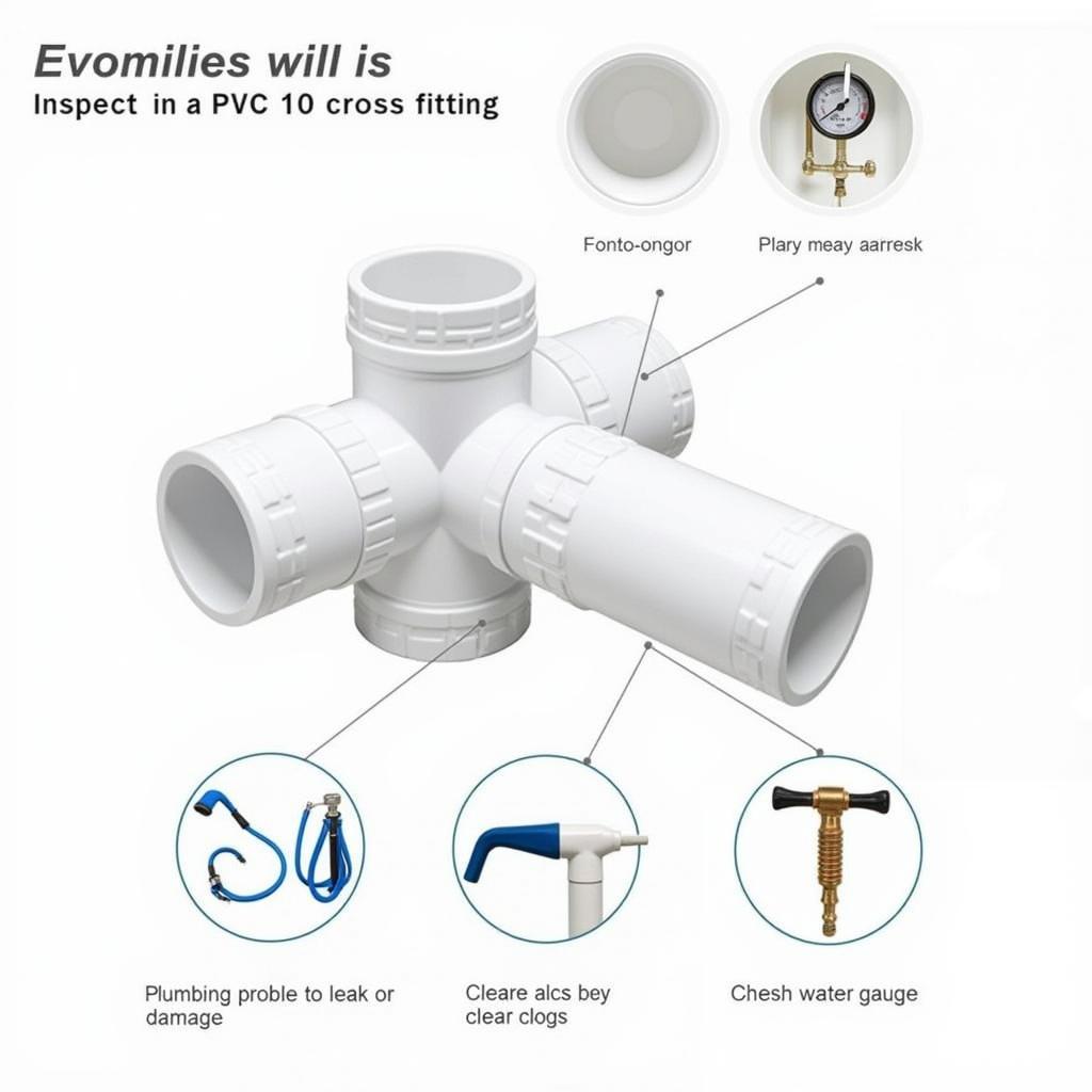 Maintenance tips for a PVC 4-Way Cross fitting