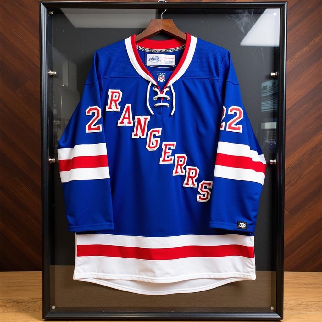 Rangers Winter Classic Jersey 2012 Display Case