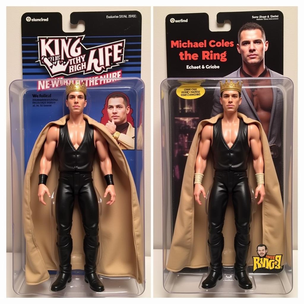 Rare Michael Cole King of the Ring Action Figure