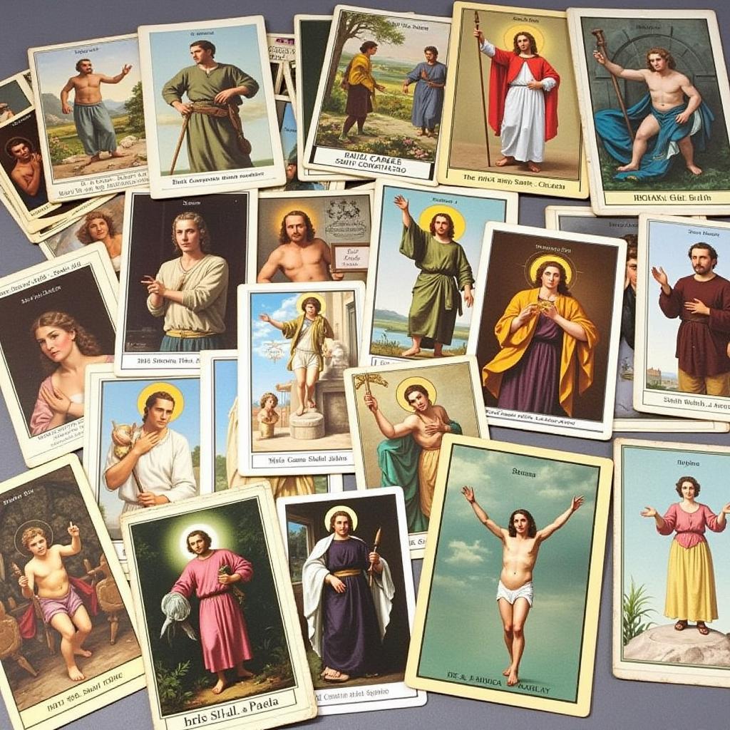 Rare and Valuable Saint Trading Cards