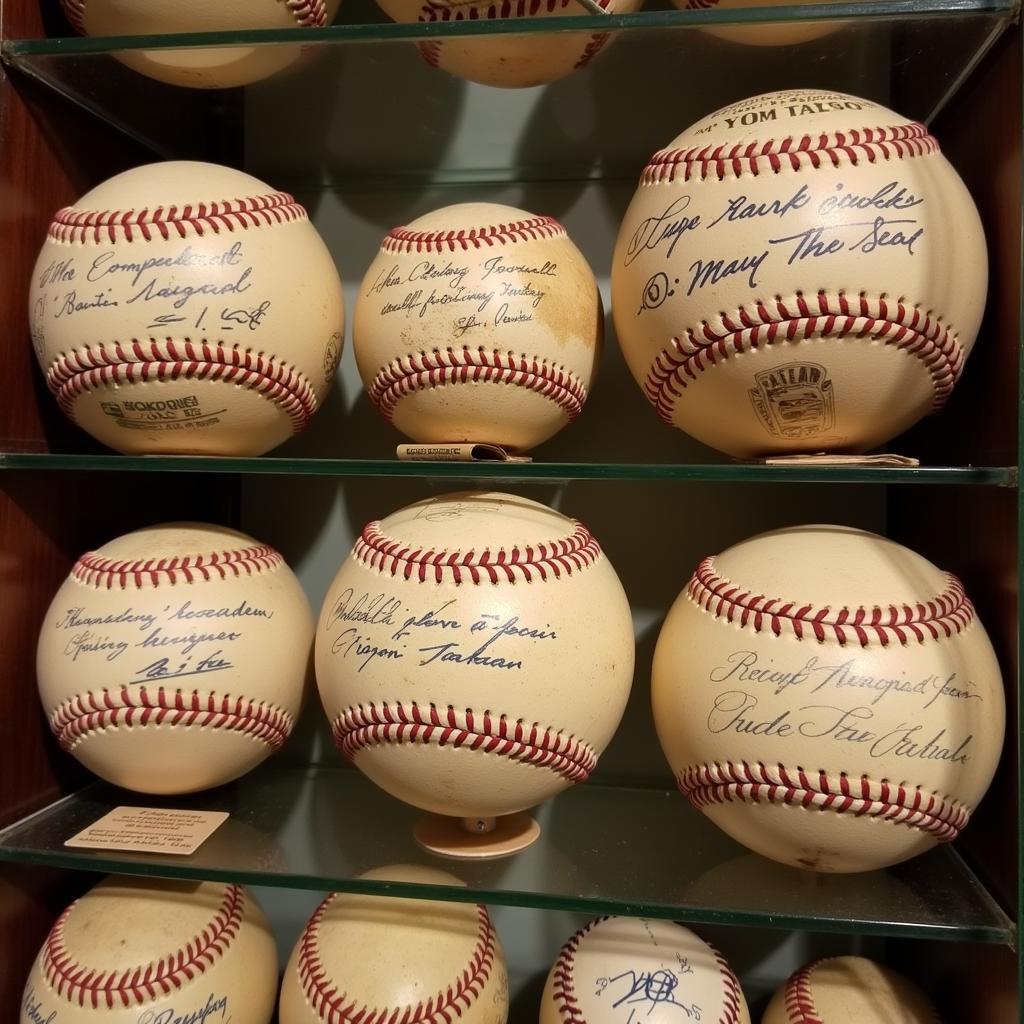 Collection of Rare Vintage Baseballs