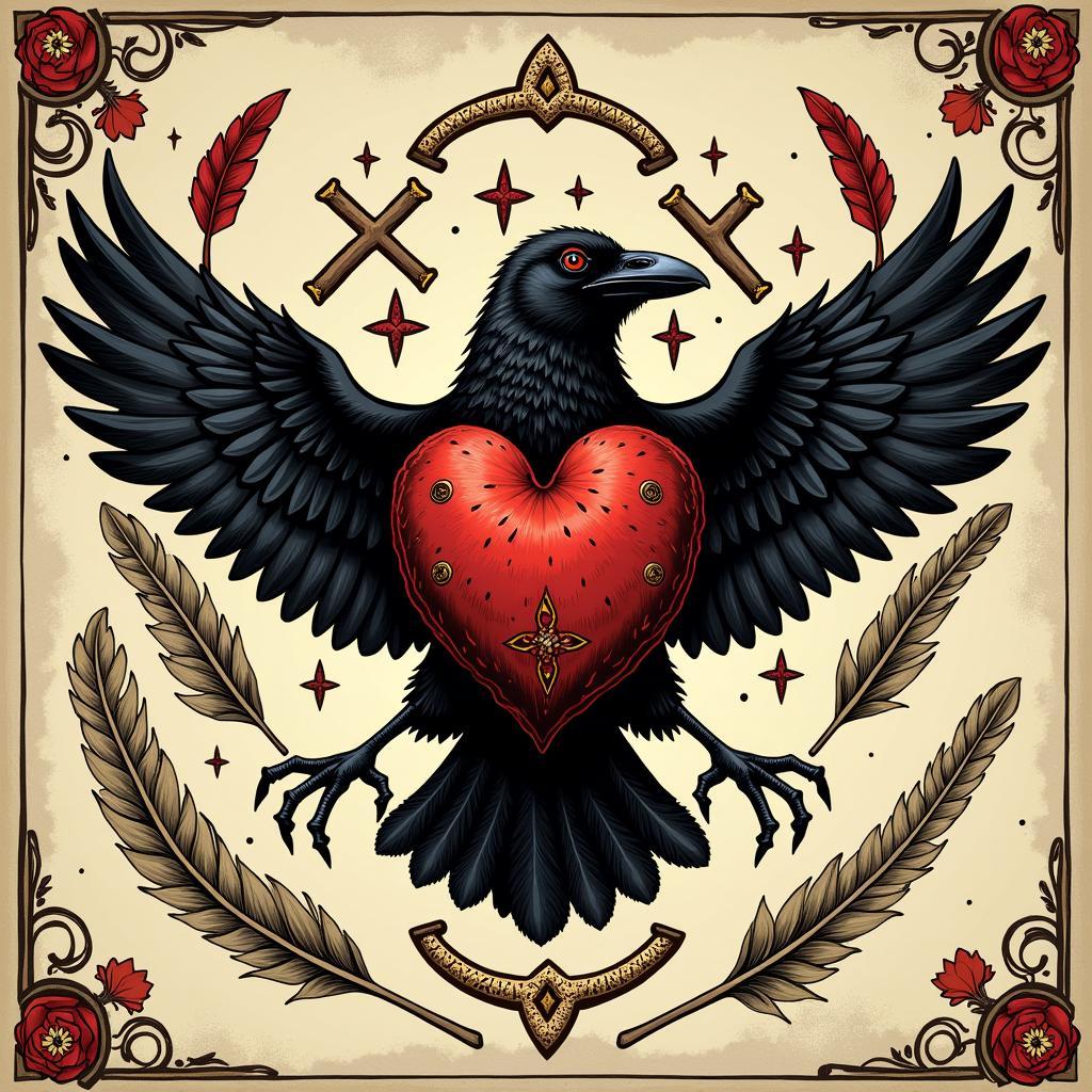 Raven Heart Symbolism: Exploring the Mystical and Literary Significance