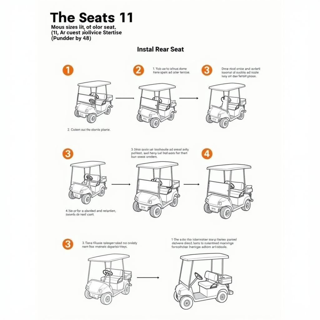 Installing Rear Seats on a Golf Cart