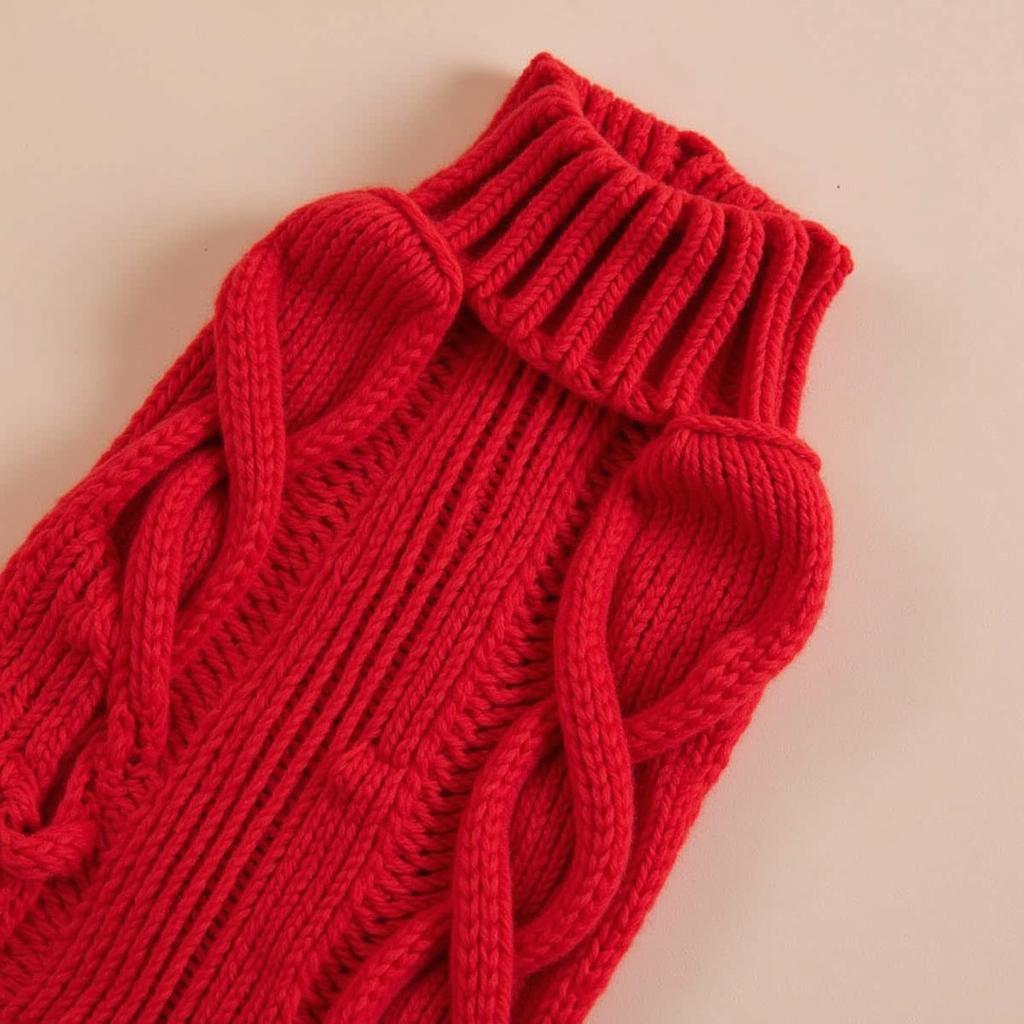 Red Dog Sweater for Small Breeds like Chihuahuas and Yorkies