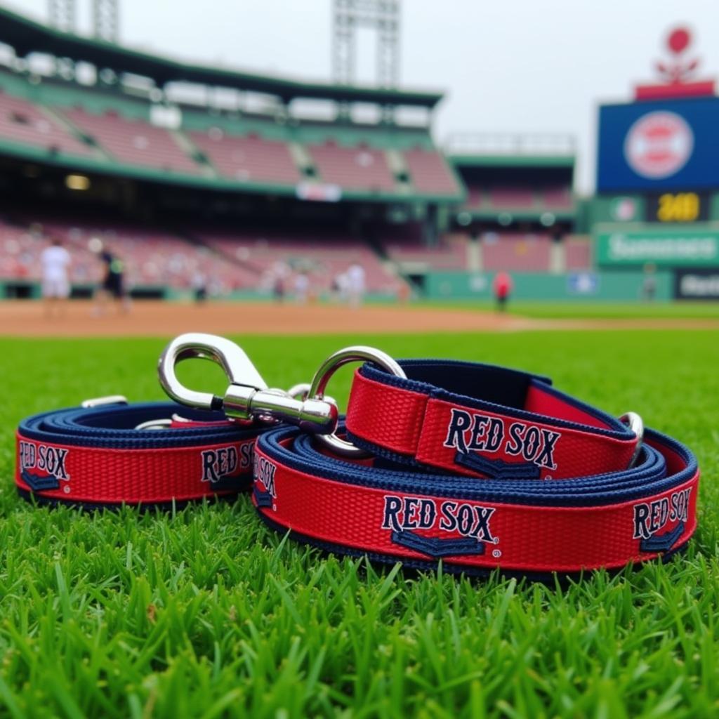 Red Sox Dog Collar and Leash Set at Fenway Park