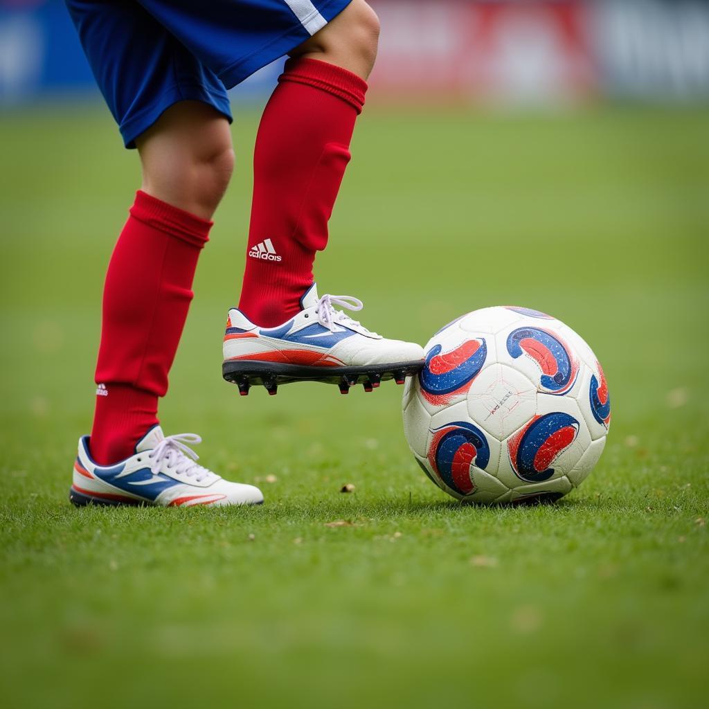 Red White and Blue Spinner Ball Control Drill