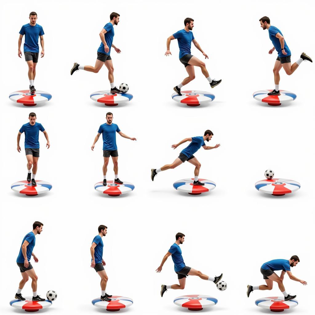 Red White and Blue Spinner Footwork and Agility Training