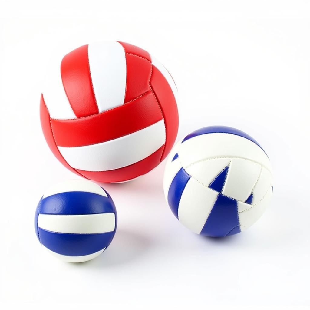 Red White Blue Volleyball Types