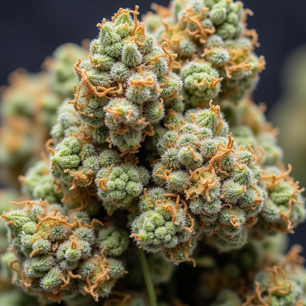 Close-up of Reese's strain buds