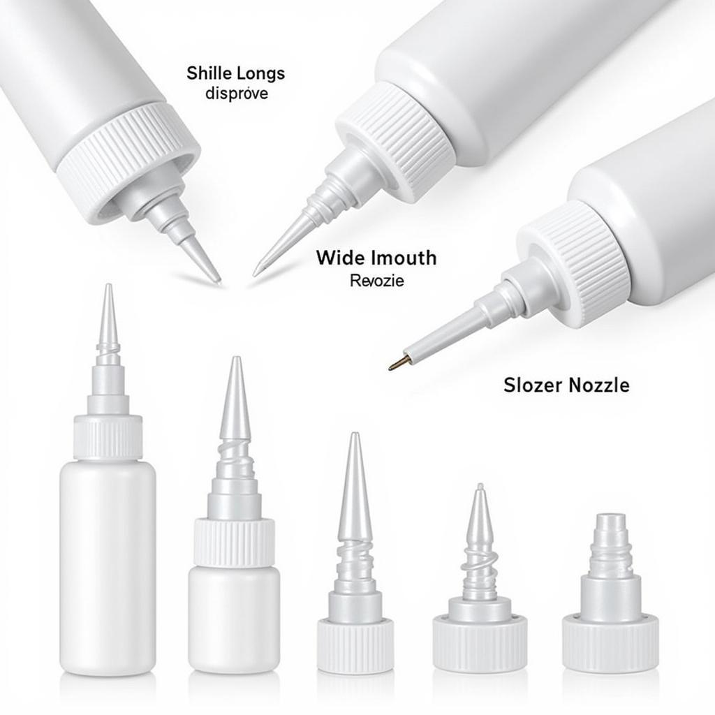 Refillable Squeeze Bottles: Variety of Sizes and Nozzles