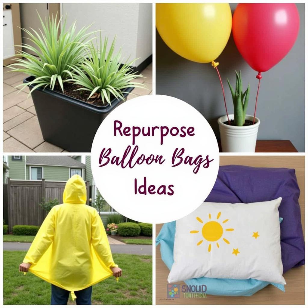 Repurposed Balloons Bags