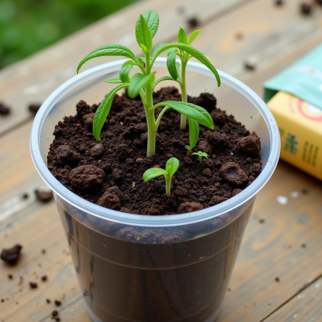 Retired Tumbler Used as a Seed Starter