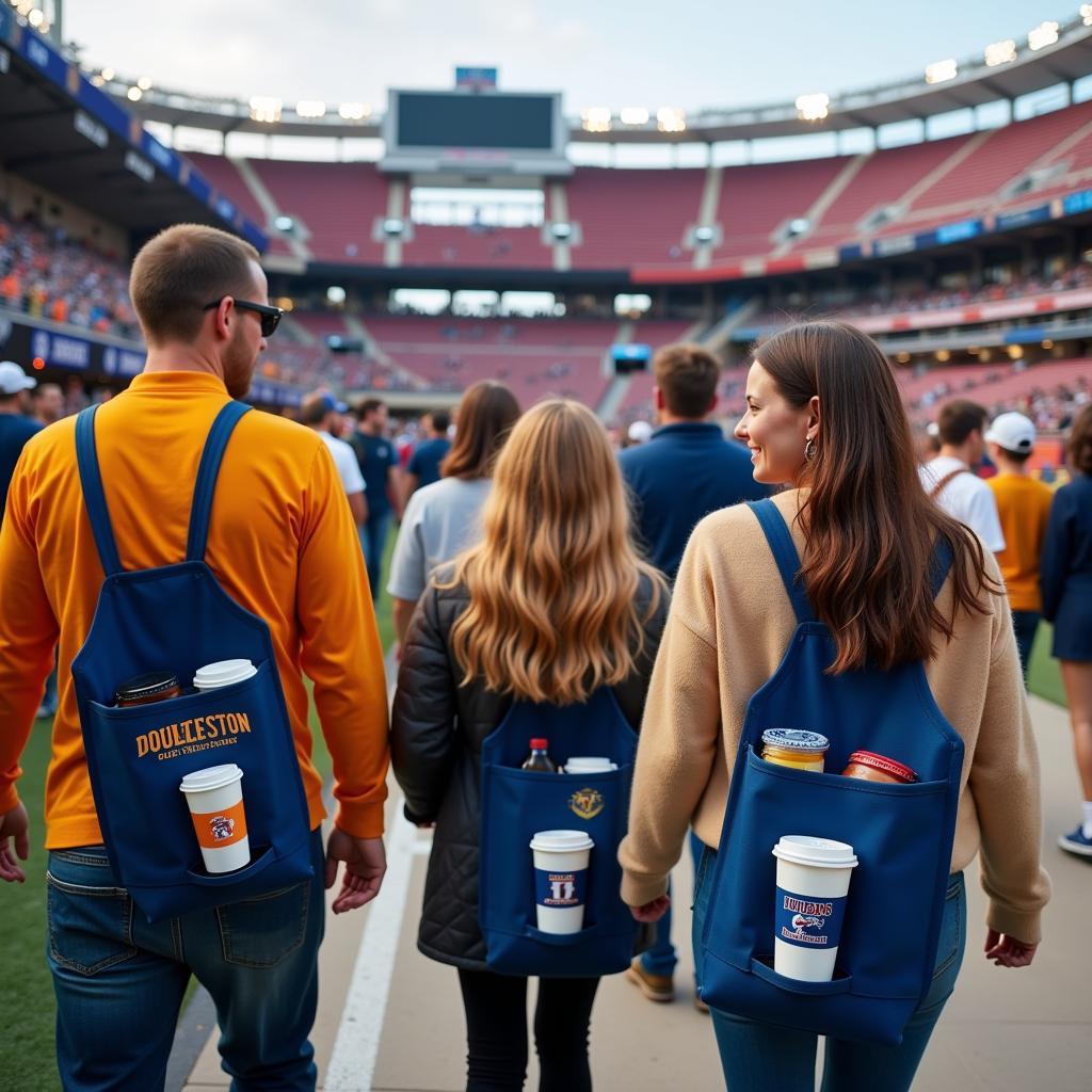 Reusable Cup Carrier for Football Fans