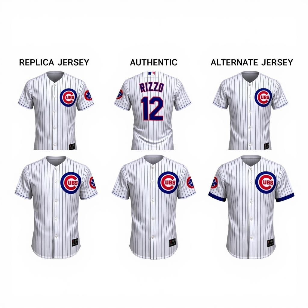 Rizzo Cubs Jersey Types: Replica, Authentic, and Alternate