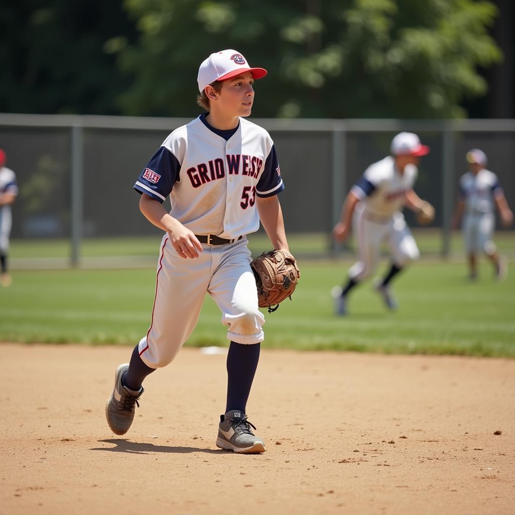 Rob Gronkowski Playing Youth Baseball