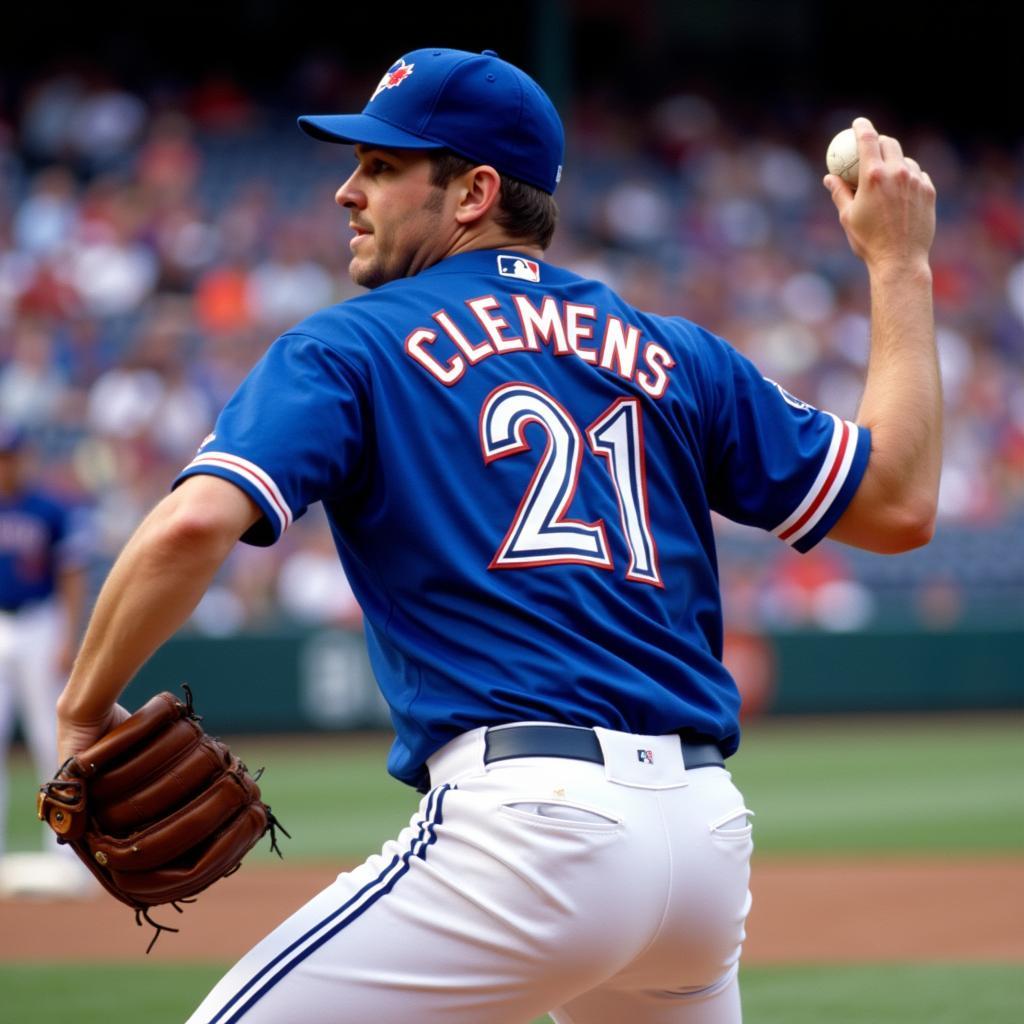 Roger Clemens Blue Jays Jersey