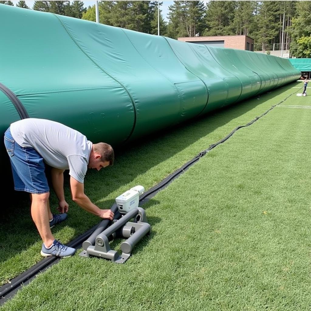 Professional Installation of a Roll Off Tarp System