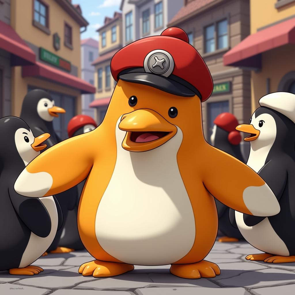 Rookie the Club Penguin Mascot