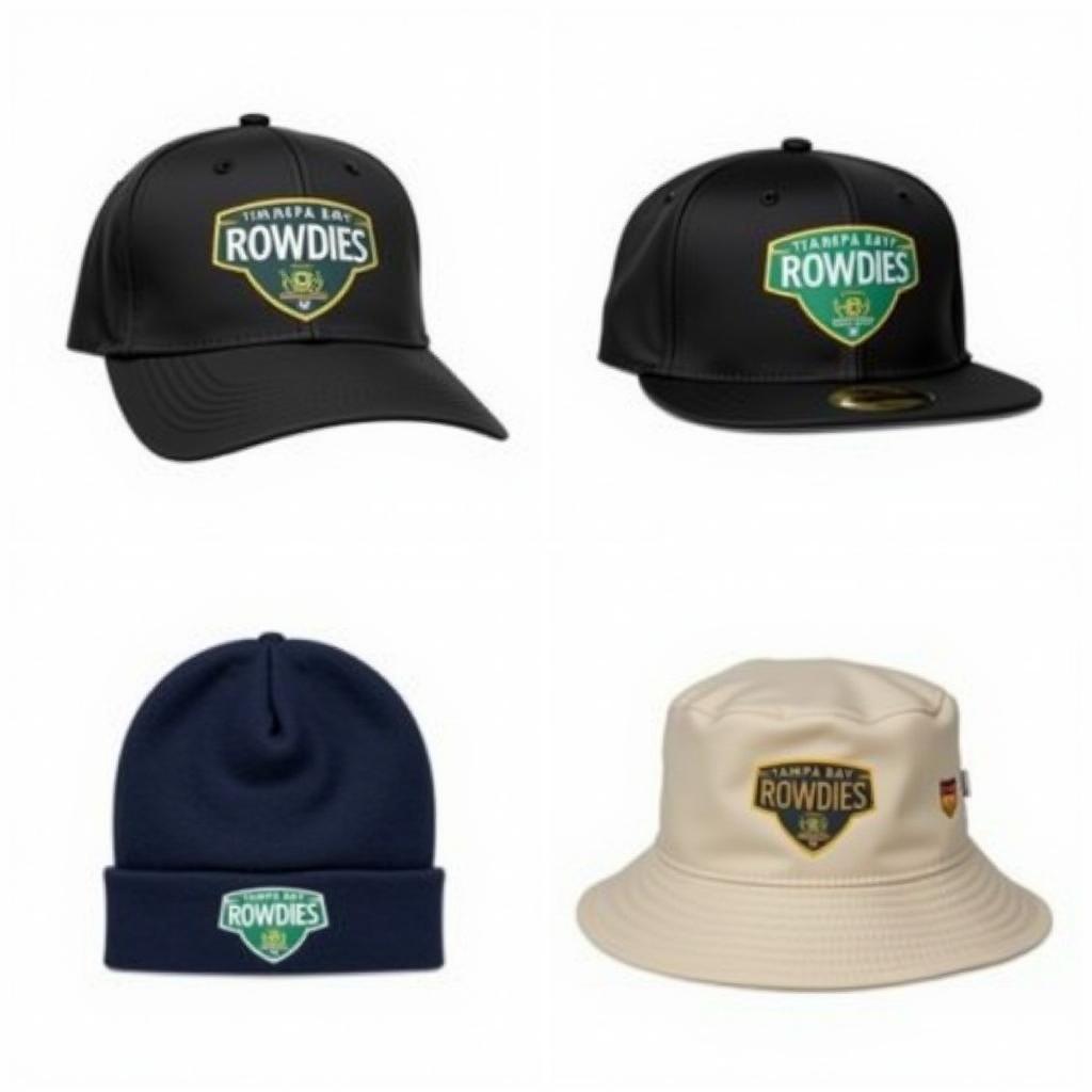 Rowdies Hat Styles: Baseball Cap, Snapback, Beanie, Bucket Hat