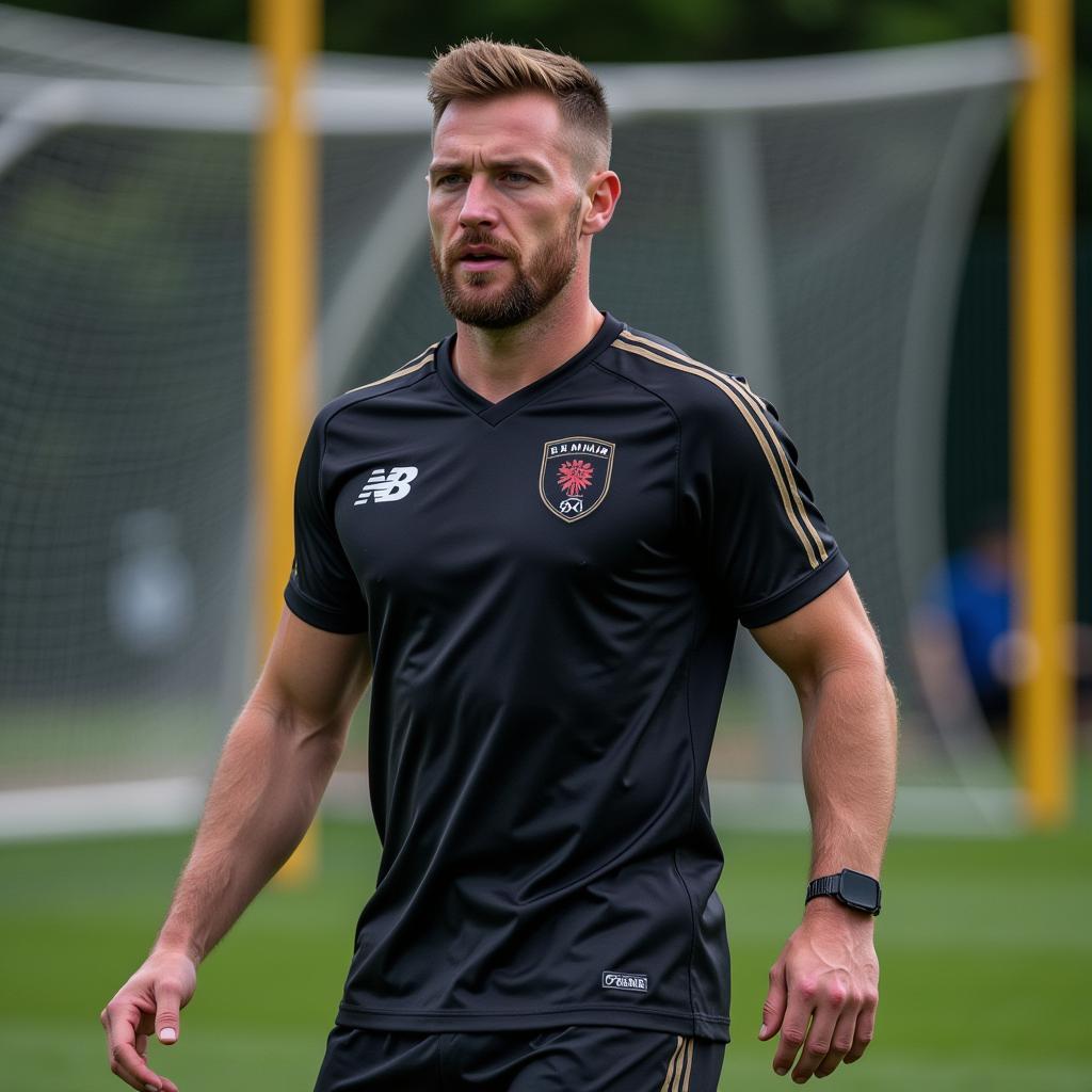 Roy Kershaw in a Training Session