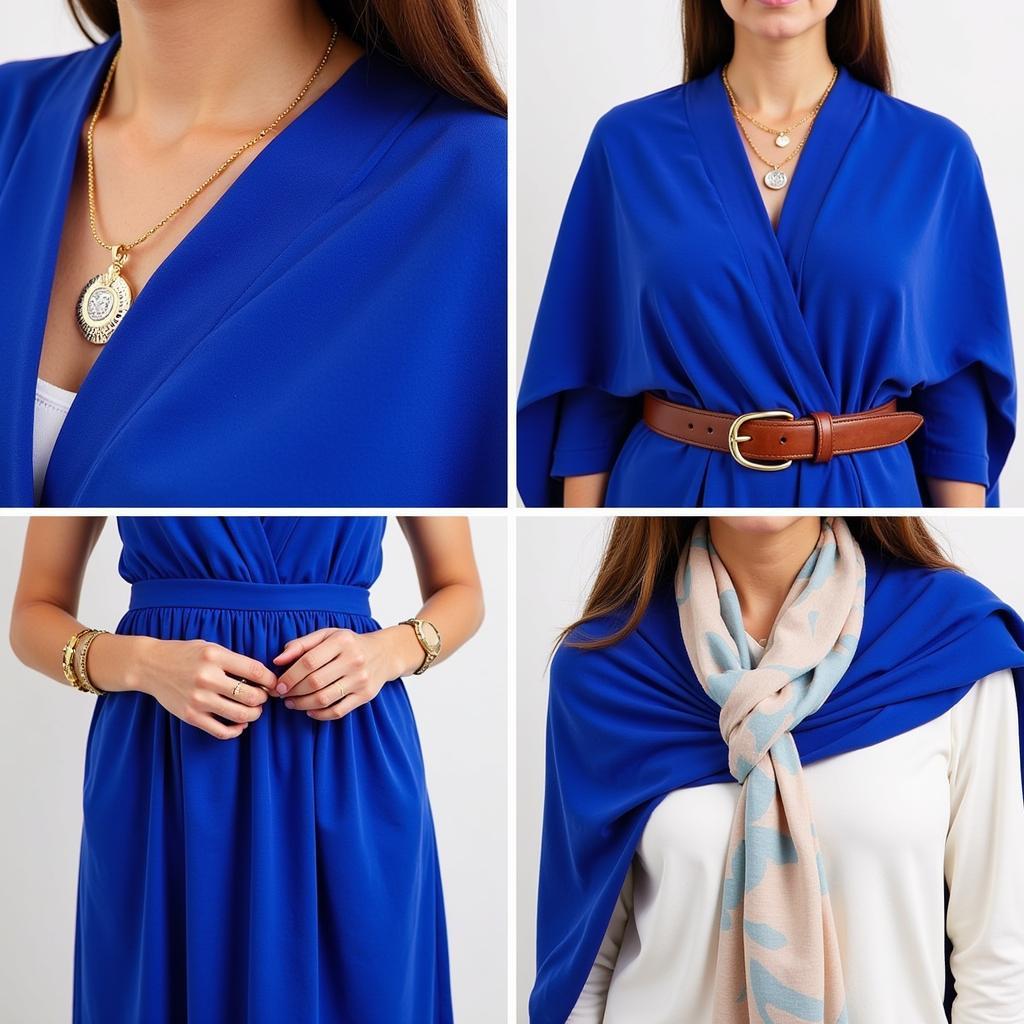 Accessorizing a Royal Blue Wrap: Tips and Ideas