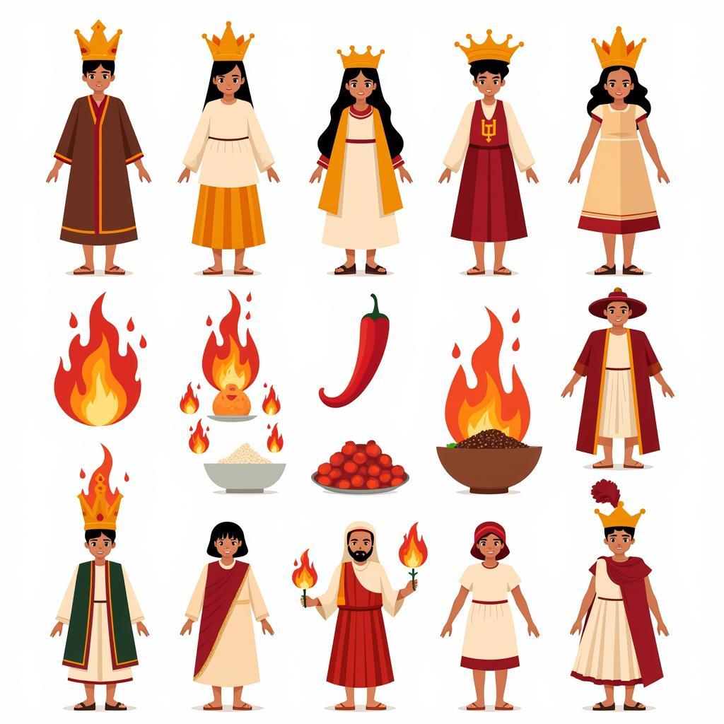 Royal Hot Cultural Symbols