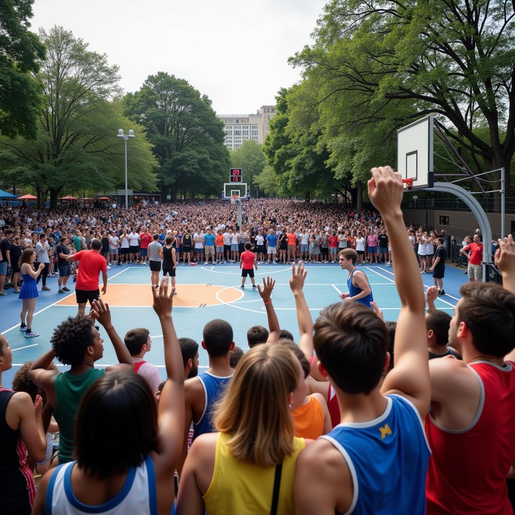 Rucker Park Crowd Energy