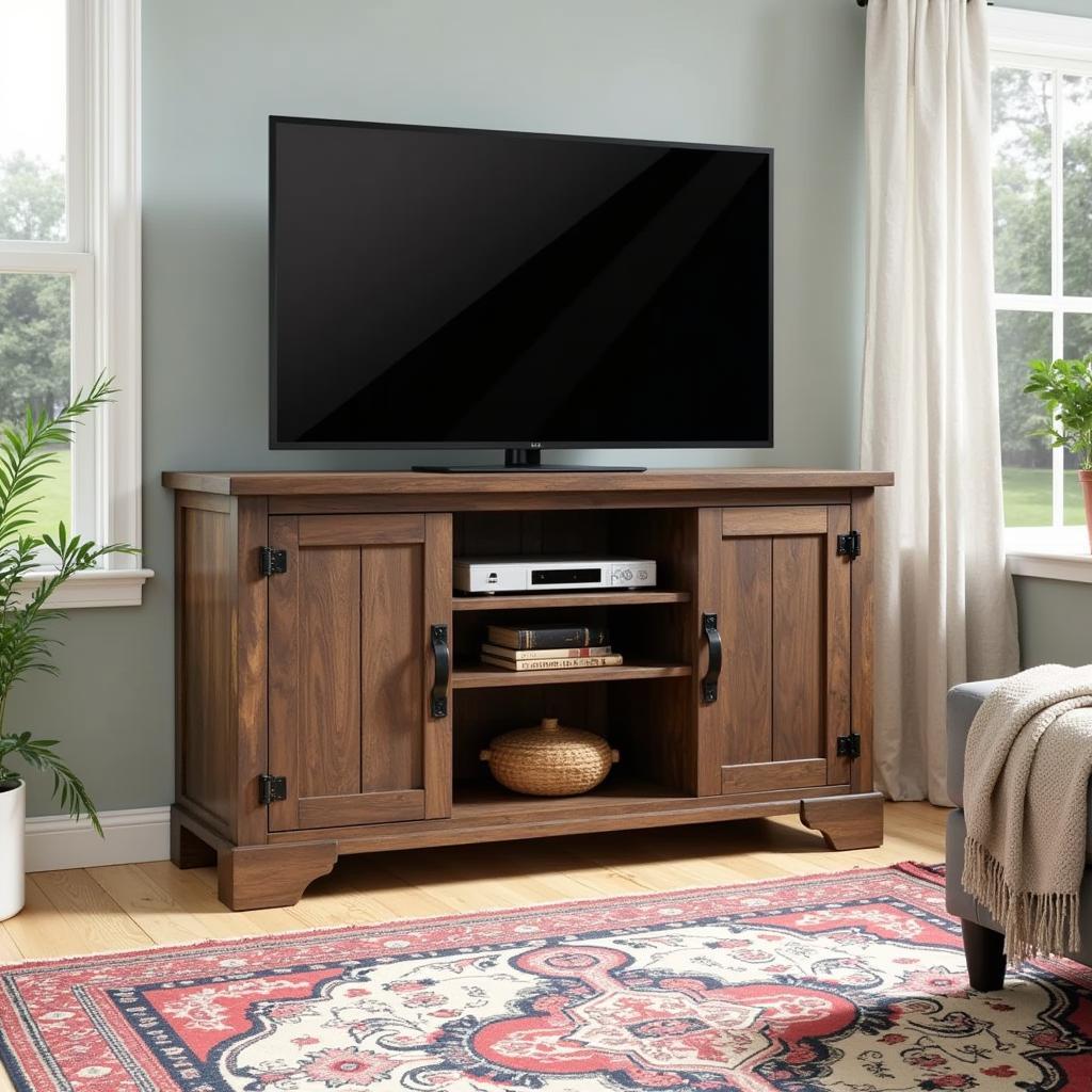 Rustic Farmhouse Style Josie TV Stand