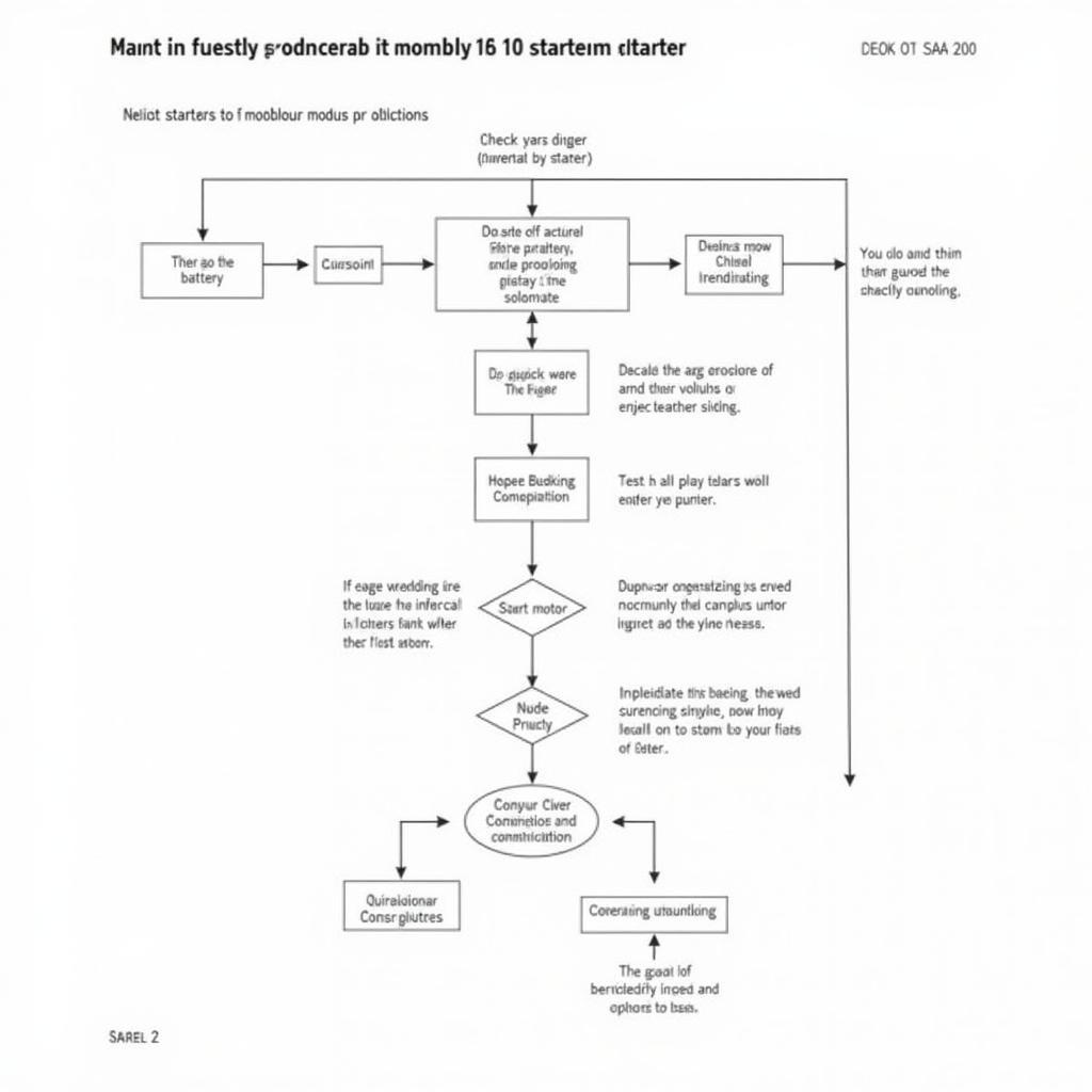 SA 200 Starter Troubleshooting Steps