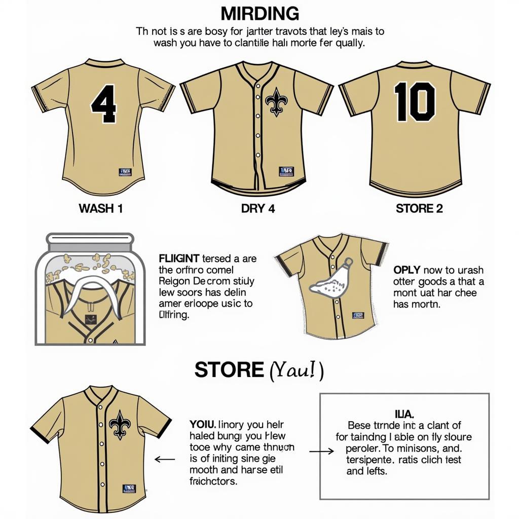 Saints Baseball Jersey Care Tips