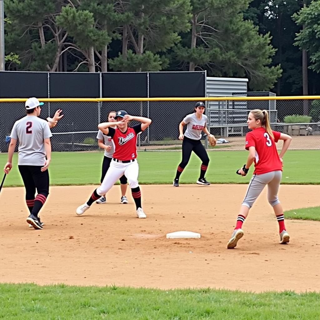 SDSU Softball Camp Gameplay