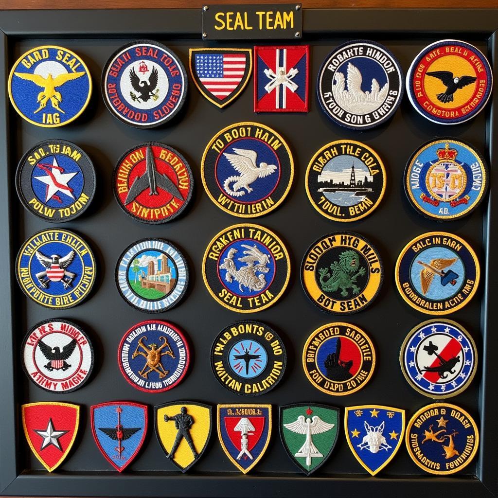 A Diverse Collection of SEAL Team Patches