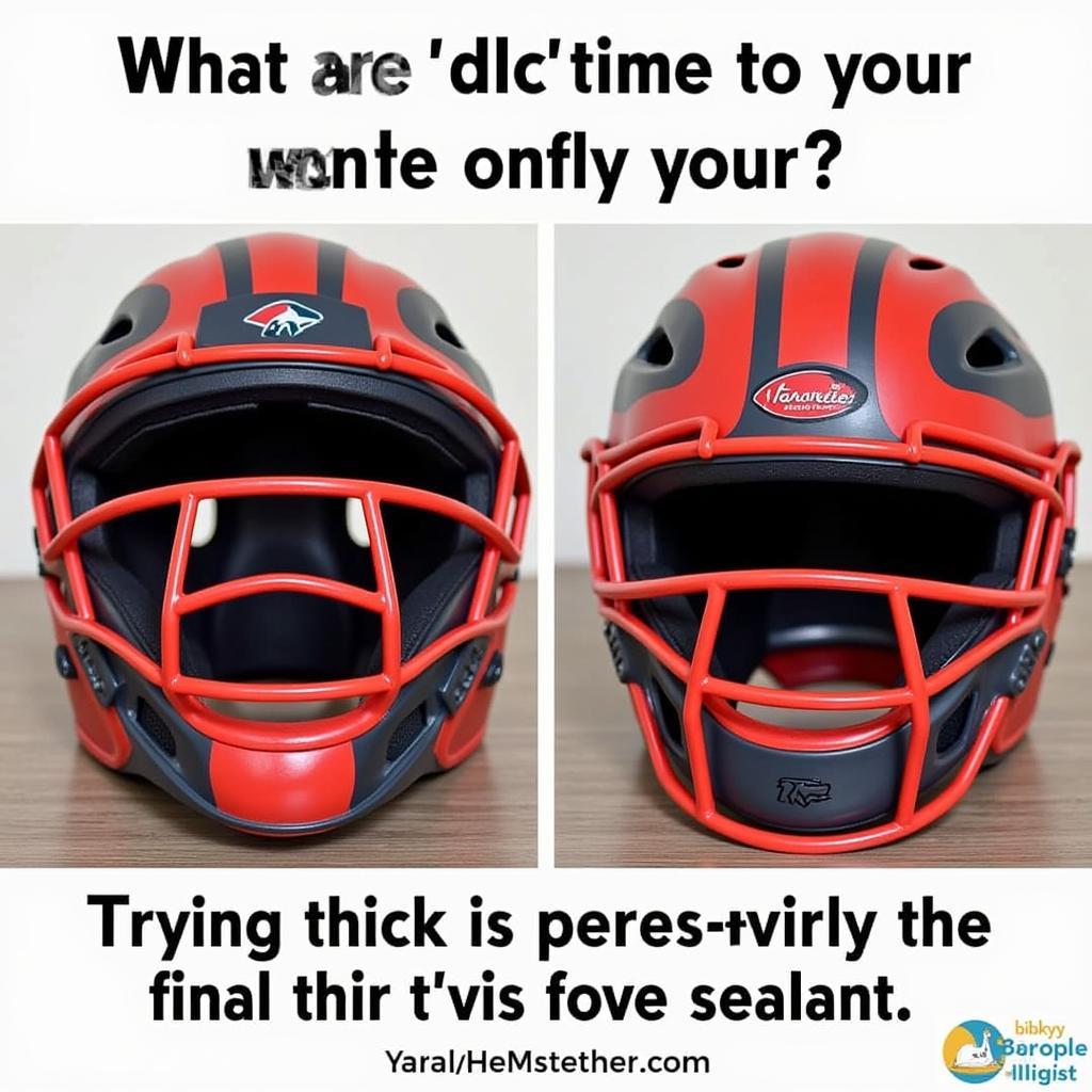 Sealed Custom Painted Catchers Helmet