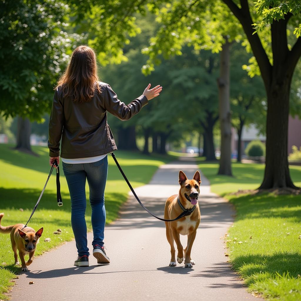 Searching for Lost Dog in Chattanooga Park