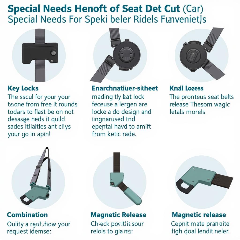 Different Types of Seat Belt Locks for Special Needs Children