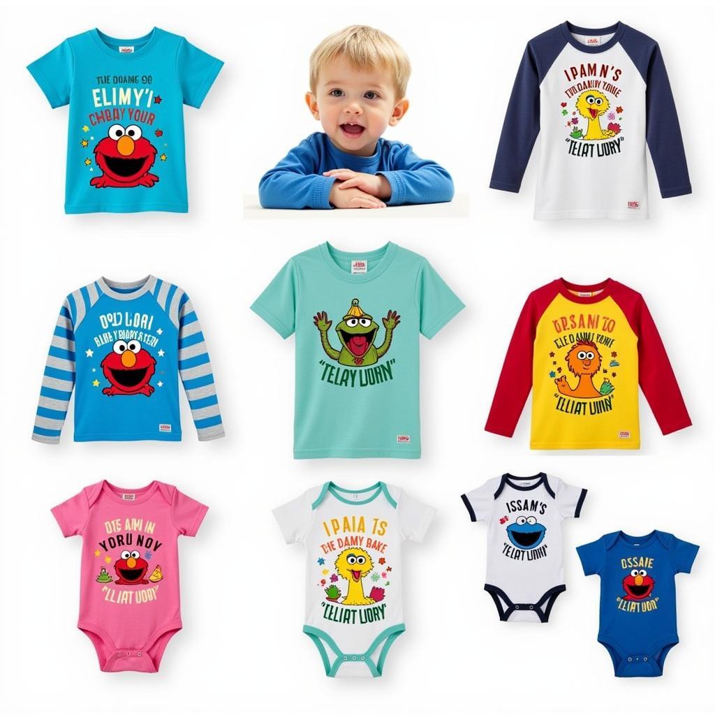 Sesame Street Family Birthday Shirts Variety