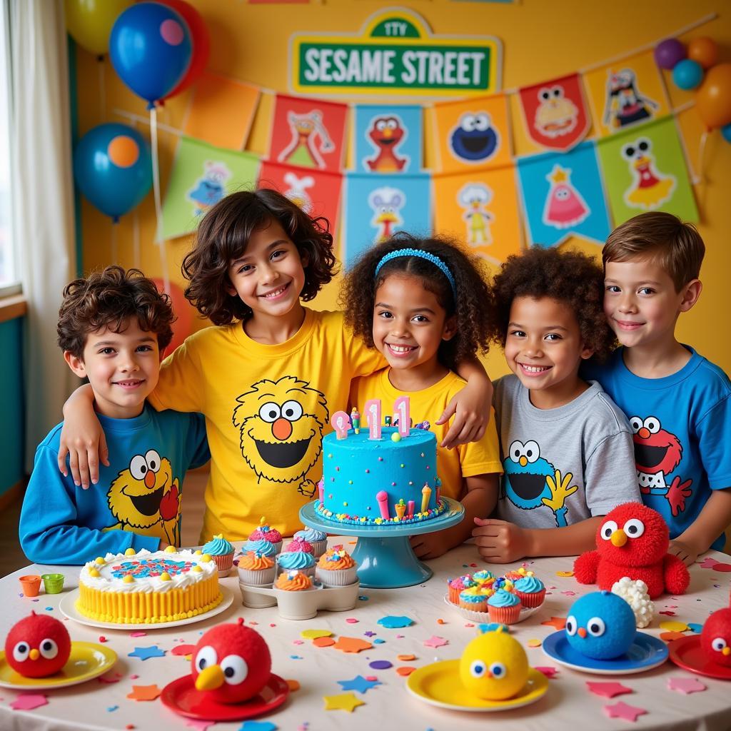 Sesame Street Themed Birthday Party