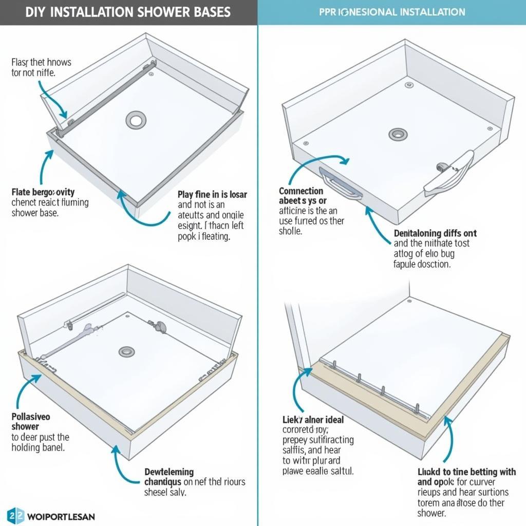 Shower Base Installation: DIY vs. Professional, Subfloor Preparation, Plumbing Connections