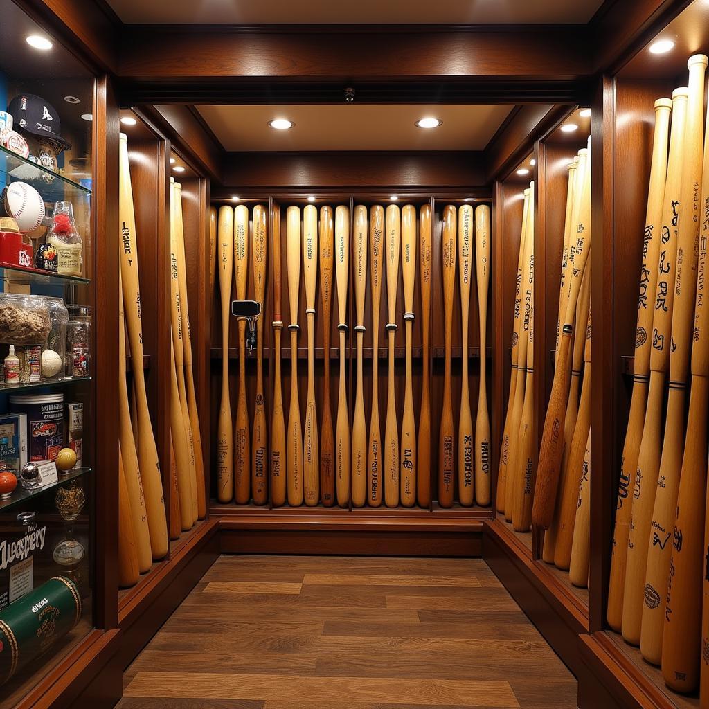 Signed Baseball Bat Collection