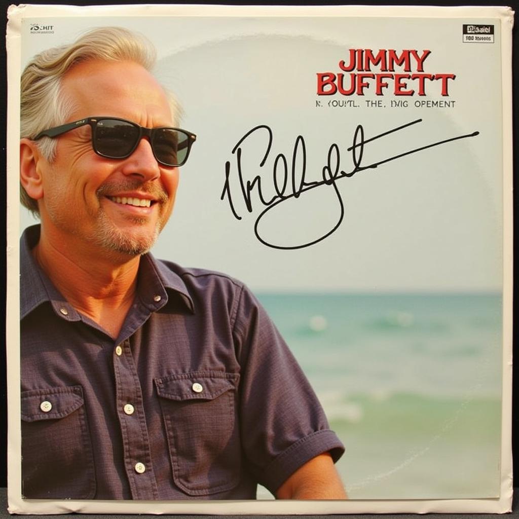 Signed Jimmy Buffett Album