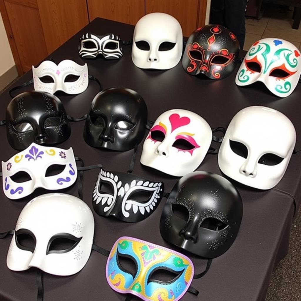 Variety of Simple Masquerade Masks