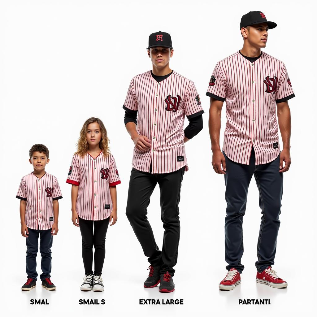 Different Sizing Options for Drippy Baseball Jerseys