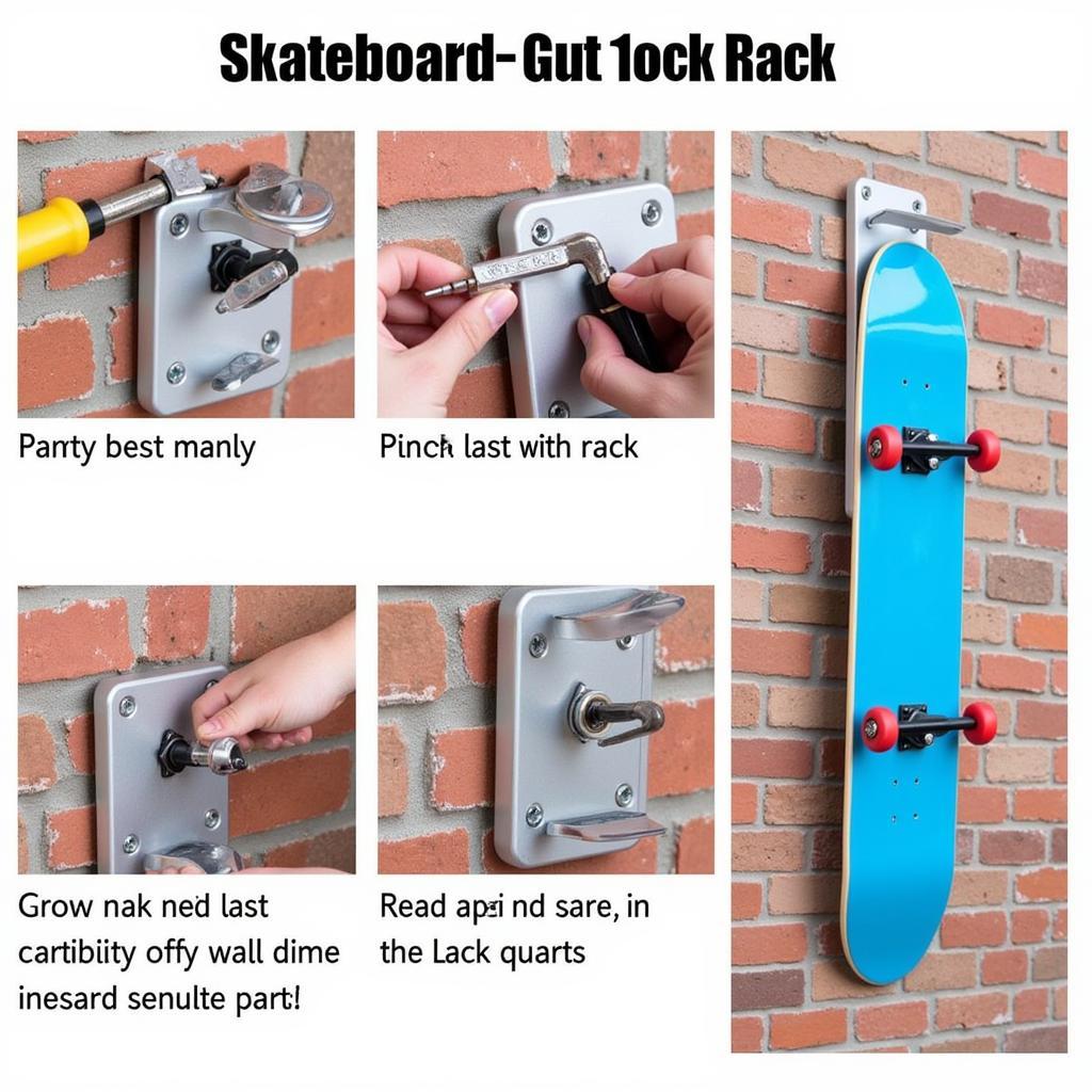 Skateboard Lock Rack Installation Guide