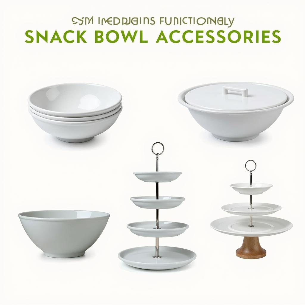 Snack Bowl Accessories for Enhanced Presentation