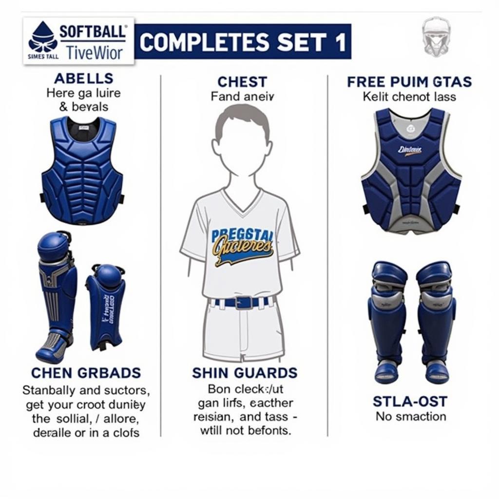 Softball Catcher's Protective Gear