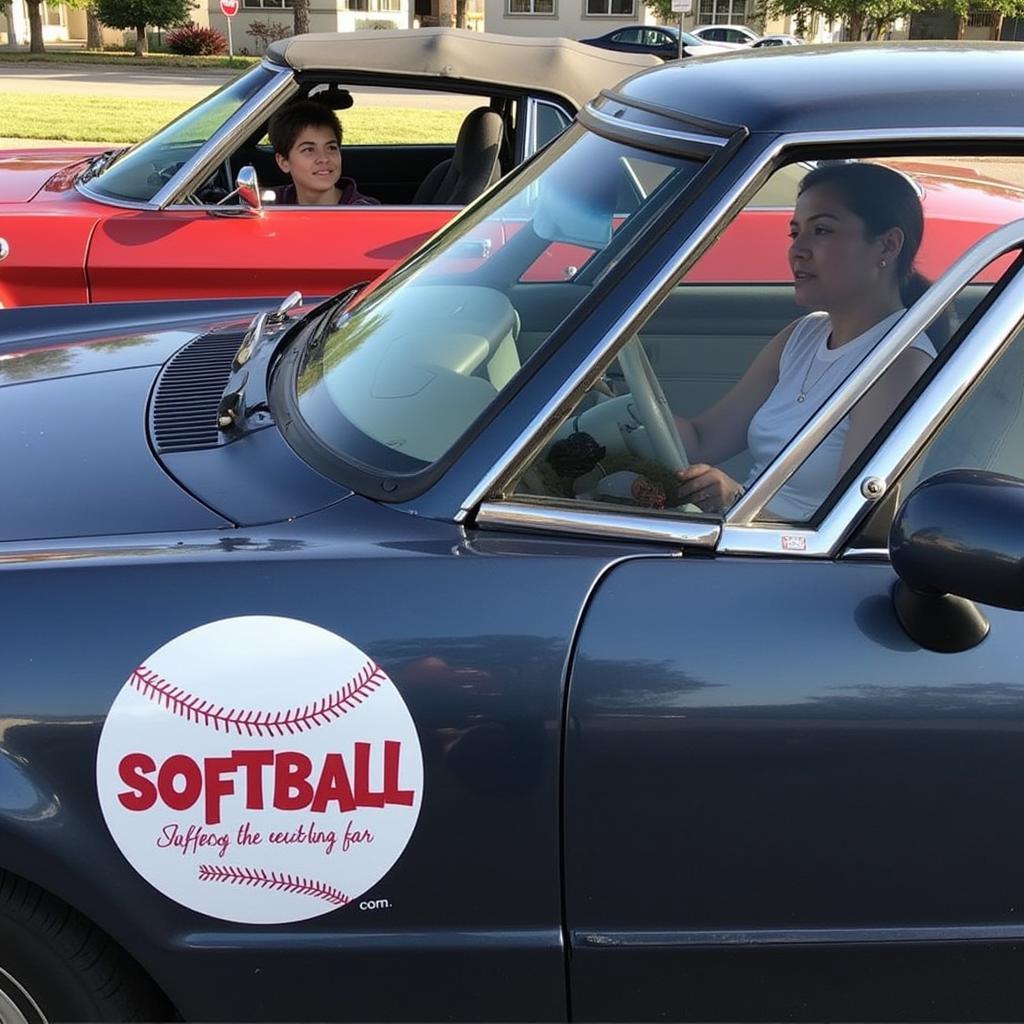 Softball Car Decals and Community Connection