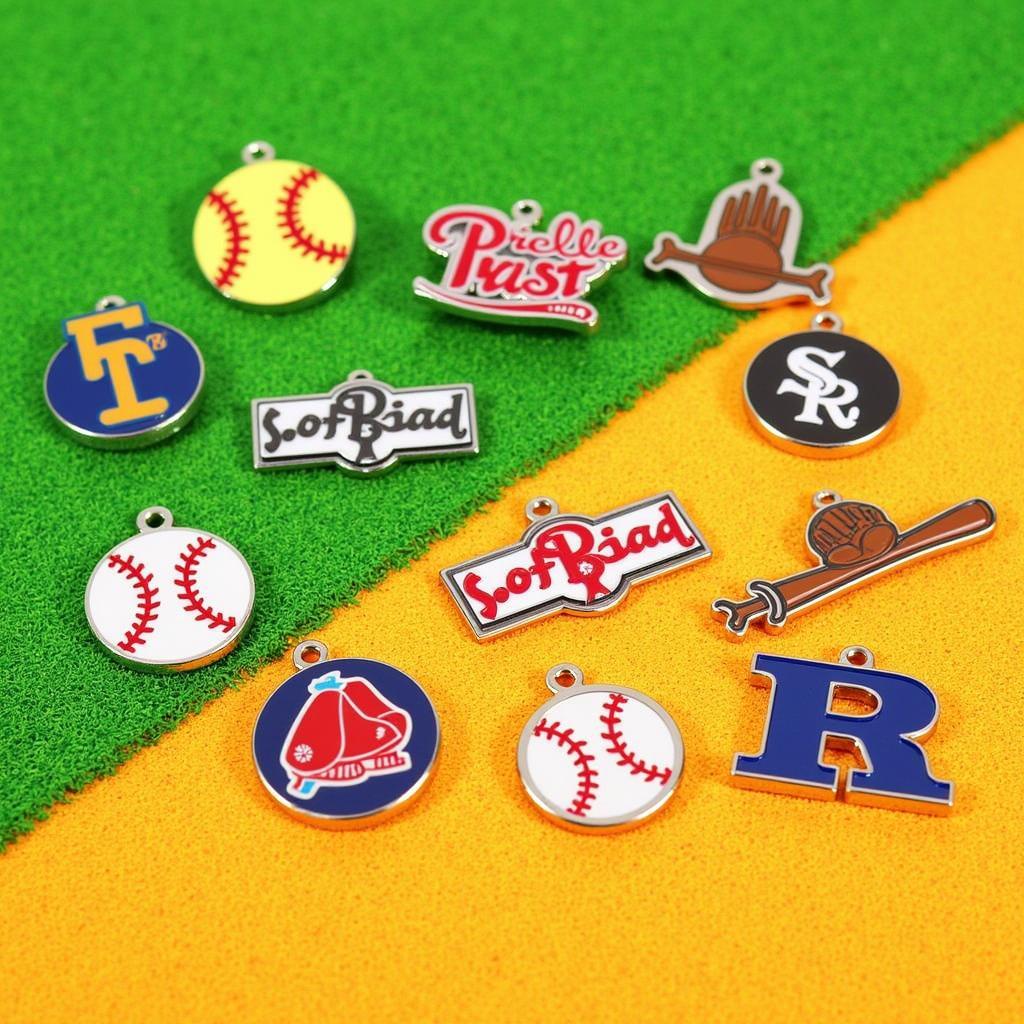 Softball Croc Charms Variety