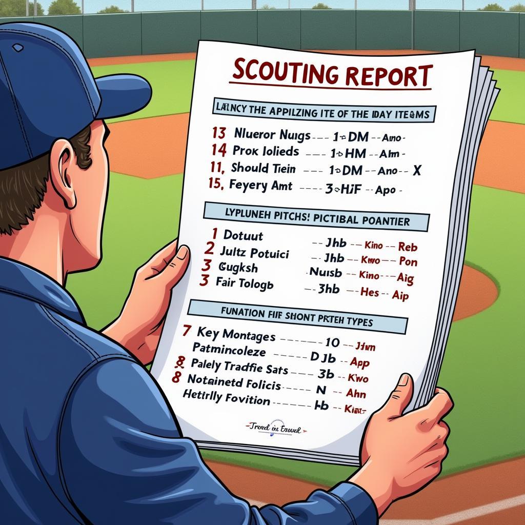 Softball Game Planner Scouting Report